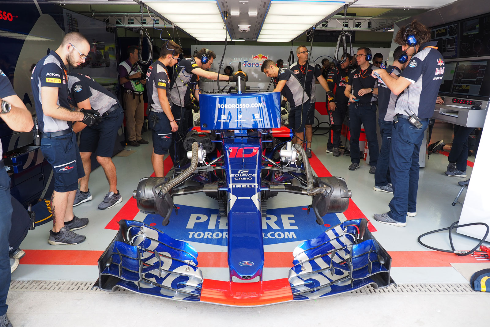 スクーデリア トロ ロッソ F1 チーム スタッフ用 リフレクターシャツ 