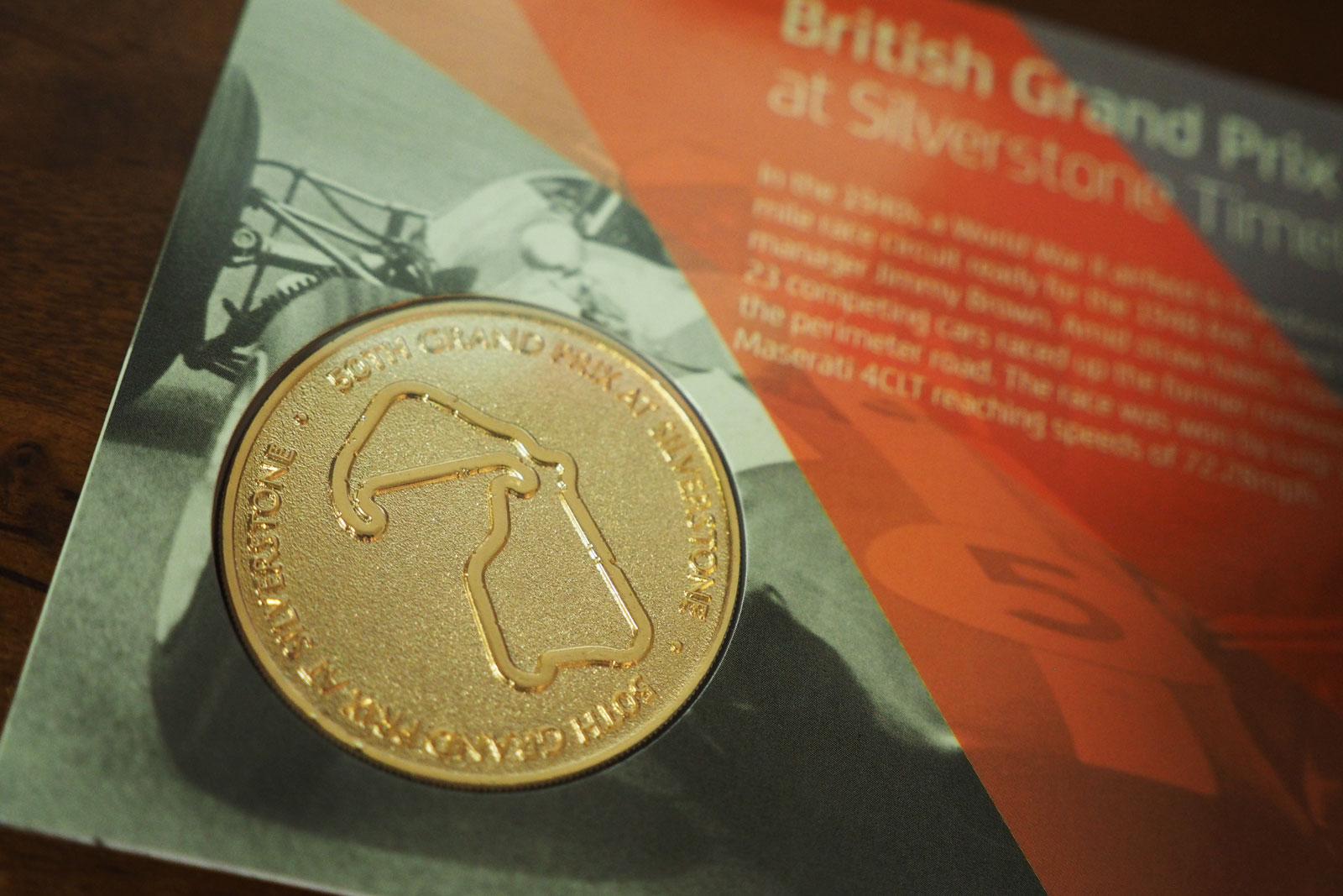 【特別入手！】シルバーストン第50回イギリスGP開催記念コイン！