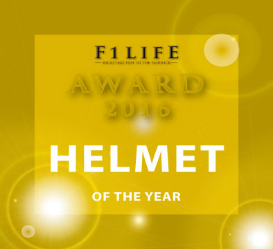 【F1LIFE AWARD 2016】HELMET OF THE YEAR 2016