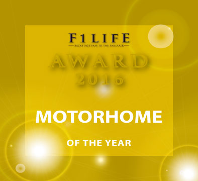 【F1LIFE AWARD 2016】MOTORHOME OF THE YEAR 2016