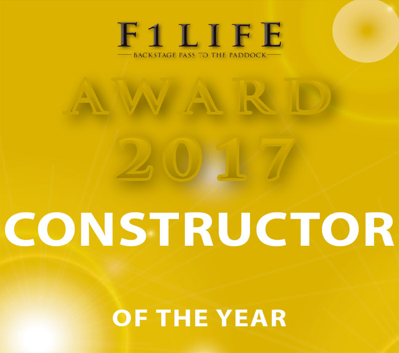 【F1LIFE AWARD 2017】CONSTRUCTOR OF THE YEAR 2017