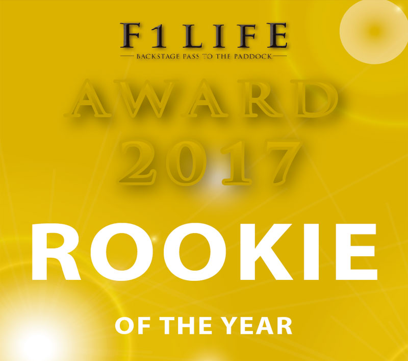 【F1LIFE AWARD 2017】ROOKIE OF THE YEAR 2017