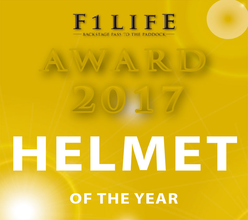 【F1LIFE AWARD 2017】HELMET OF THE YEAR 2017