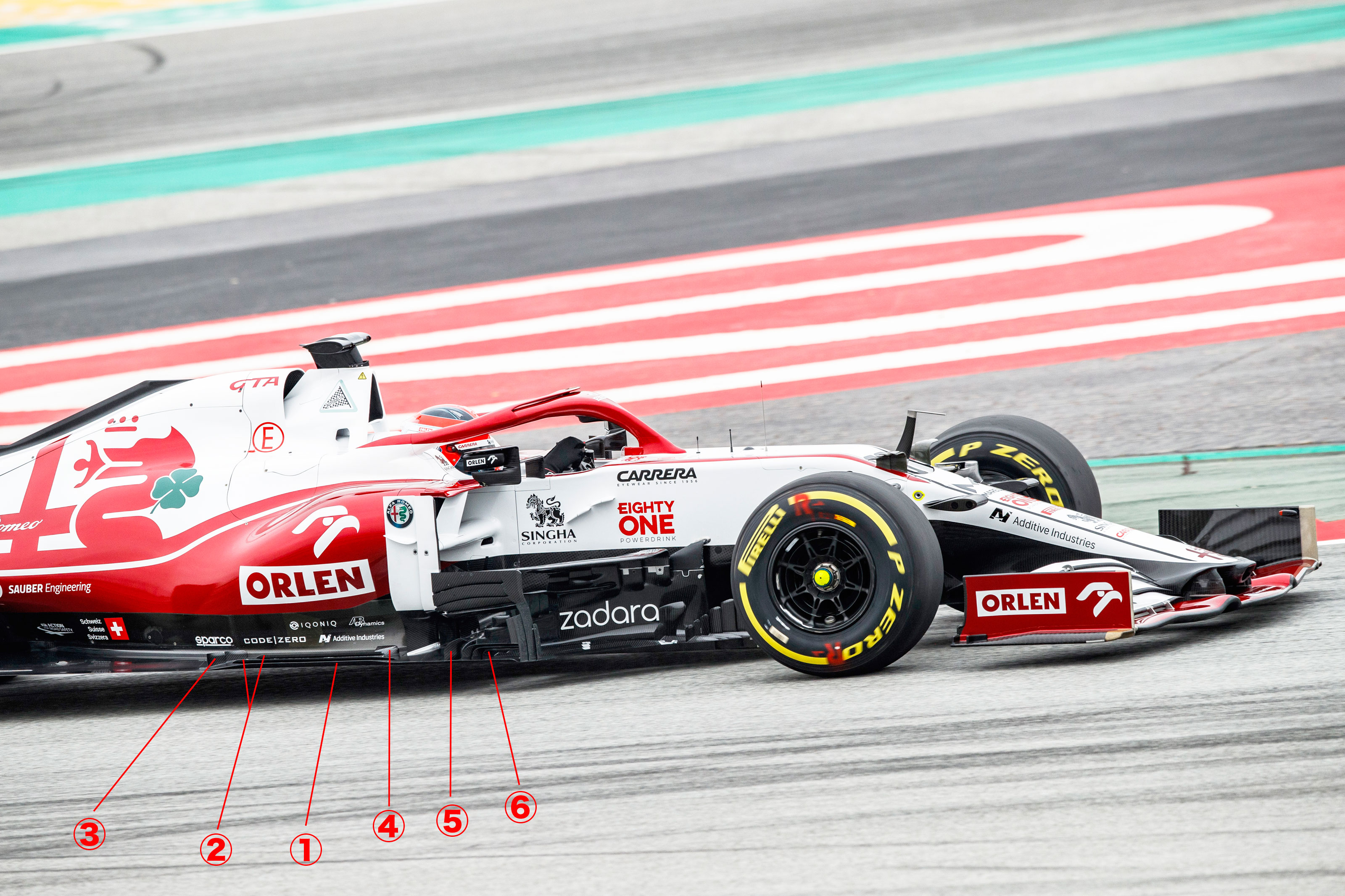 スパーク1/18Alfa Romeo Racing ORLEN C41 2021 スパーク1/18Alfa