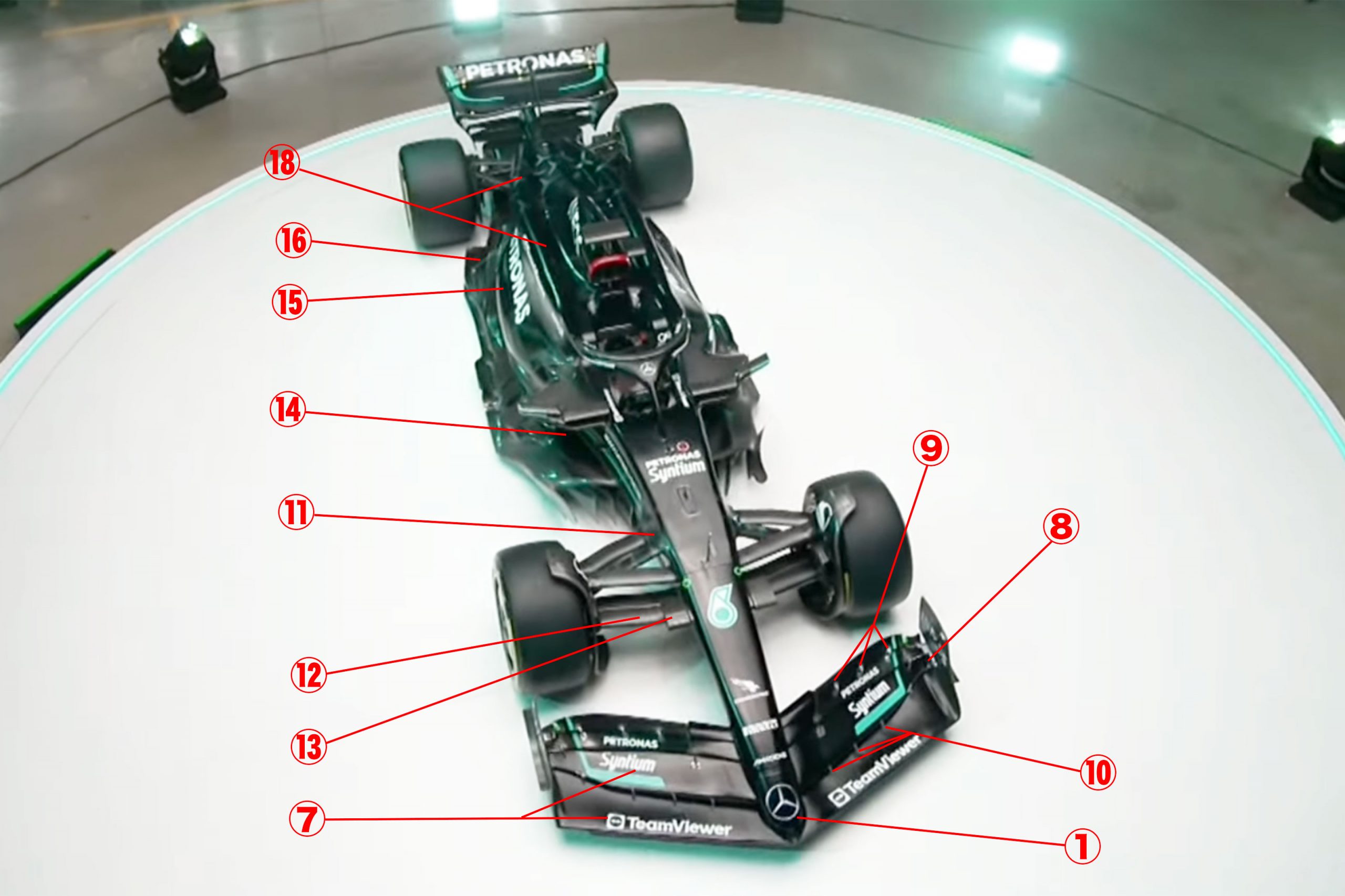 2023新車解説】メルセデスAMG F1 W14 E Performance解説「マシン