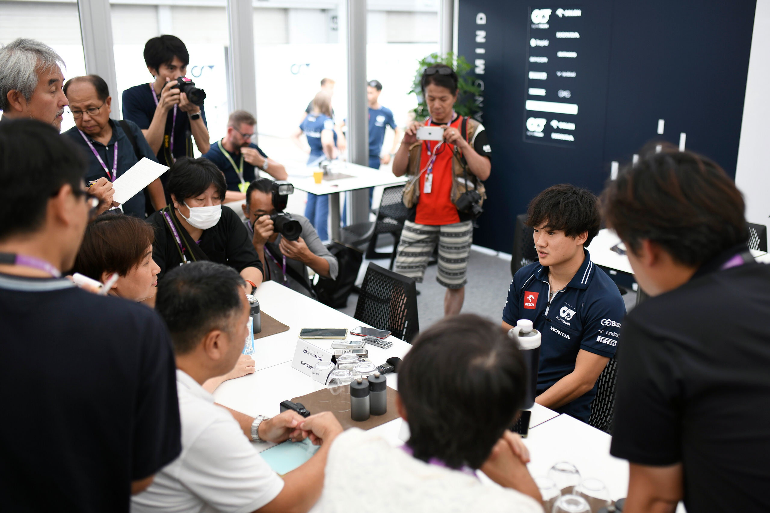 【2023 Rd.17 JPN】木曜 角田裕毅「速い鈴鹿をドライで走ること、大勢の日本のファンの皆さんの前で走ることを楽しみにしています」